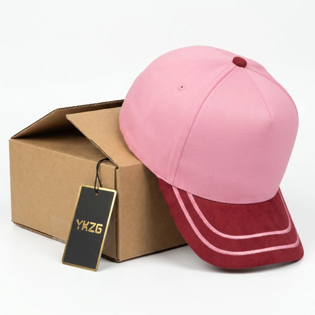 Contrast-Brim Baseball Cap