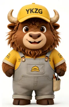 BILL the American bison hat-factory worker character