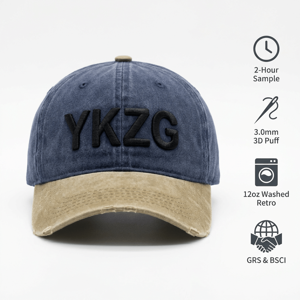Washed Dad Cap 05