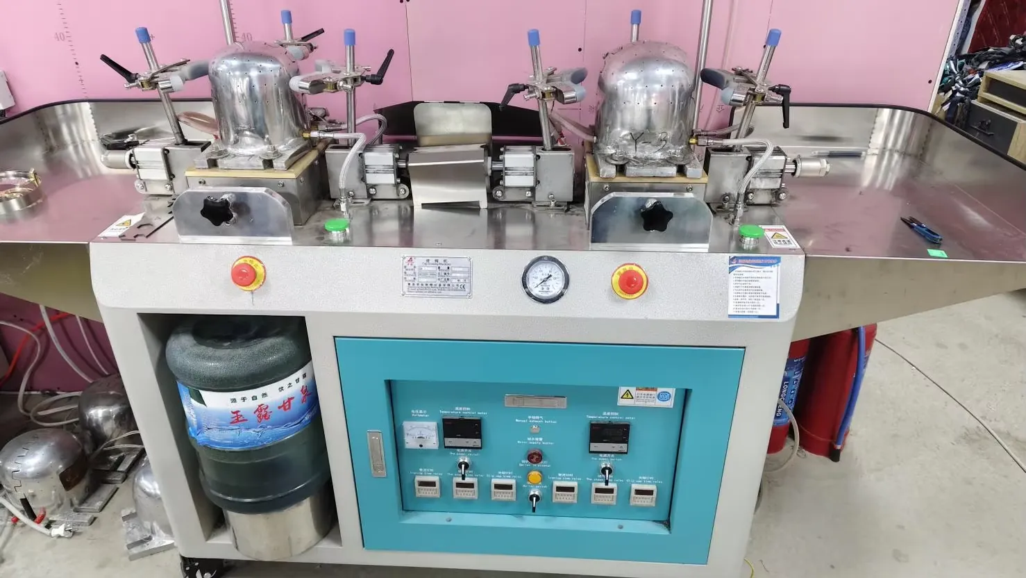 Cap forming and pressing equipment